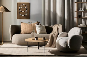 Mo πολυθρόνα με λειτουργία περιστροφής - Glore White 1243 - 1898