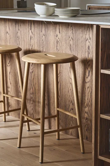 Norrabo σκαμπό 65 cm - Φυσική λουστραρισμένη δρυς - 1898