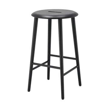 Norrabo σκαμπό 65 cm - Μαύρη λακαρισμένη δρυς - 1898