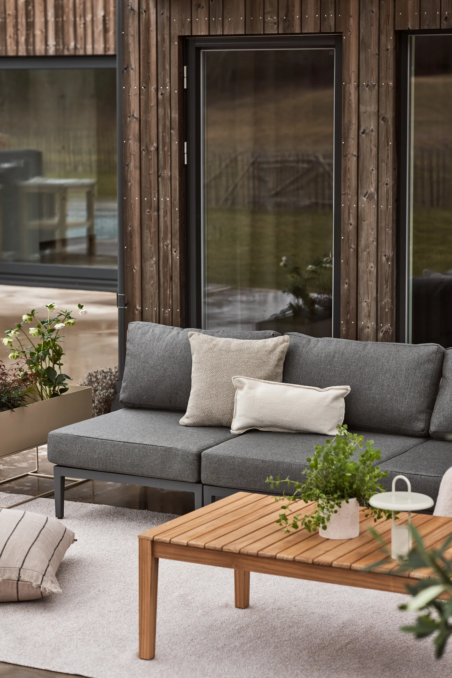 Σύνθετος καναπές Santander κεντρική μονάδα, Γκρι 1898