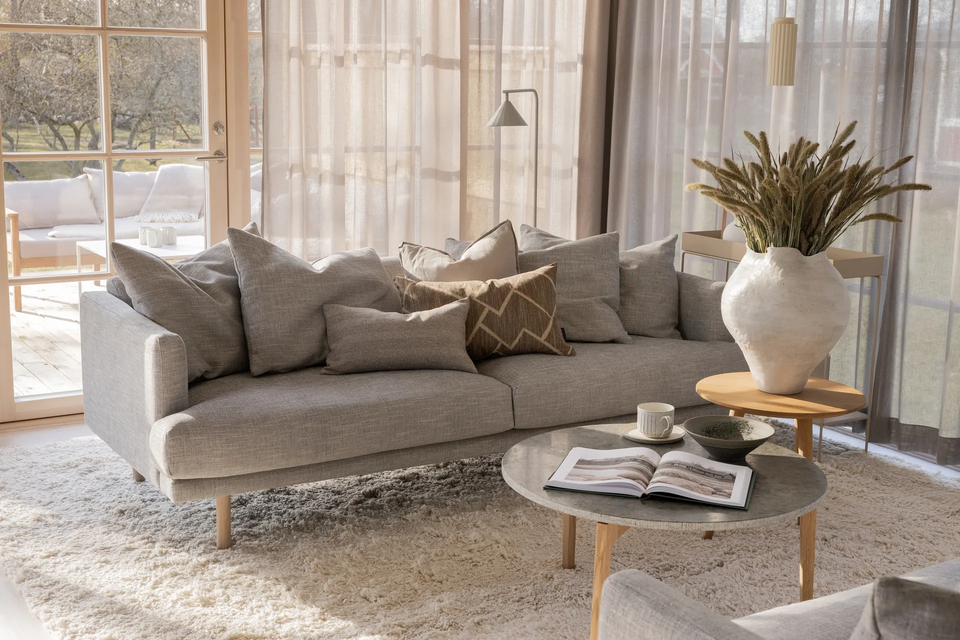 Sjövik 3-θέσιος καναπές, Bern 0348 grey 1898