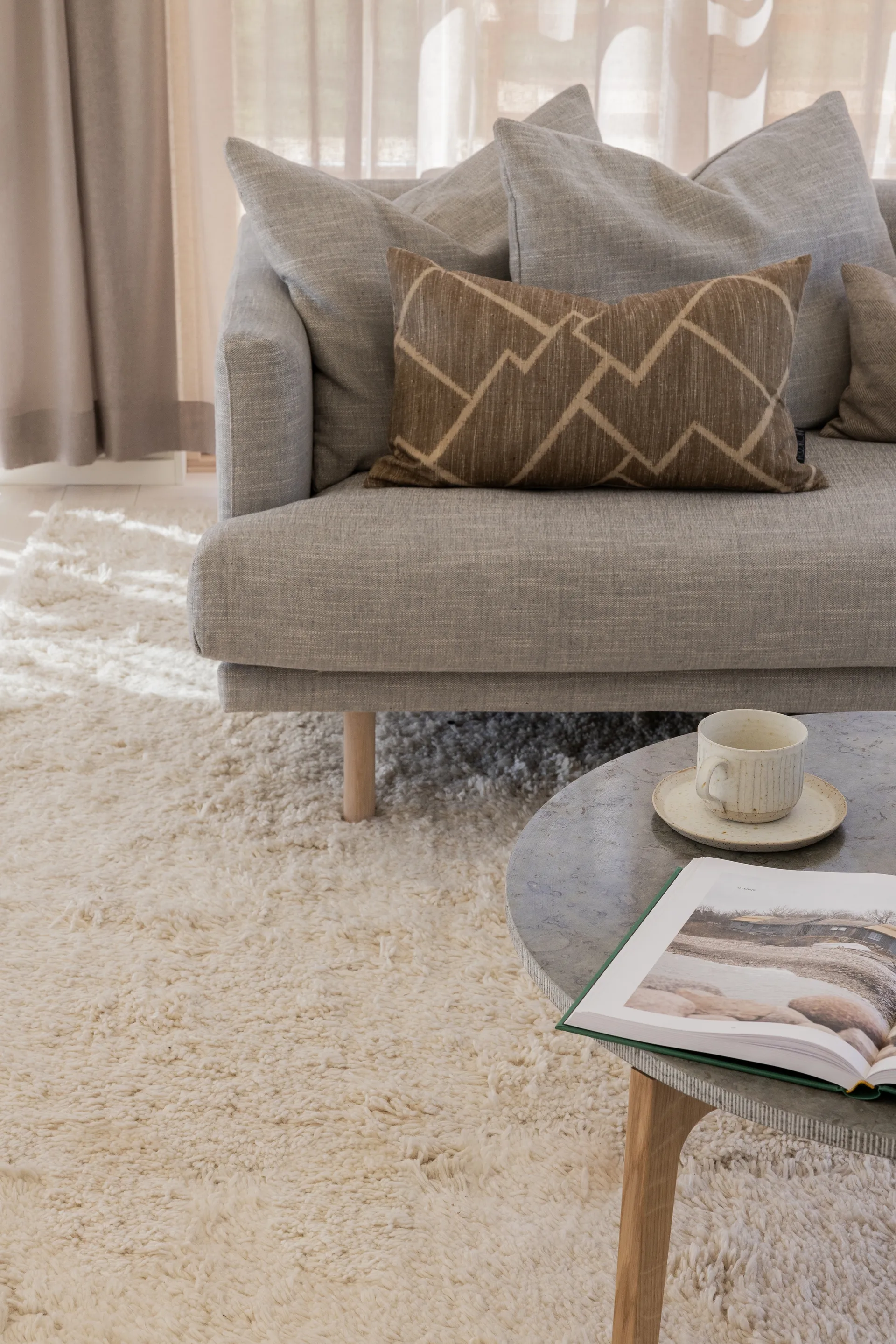 Sjövik 3-θέσιος καναπές, Bern 0348 grey 1898