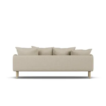 Sjövik καναπές - Bern Beige 0341-Λευκή λαδωμένη δρυς, 3 θέσεων - 1898