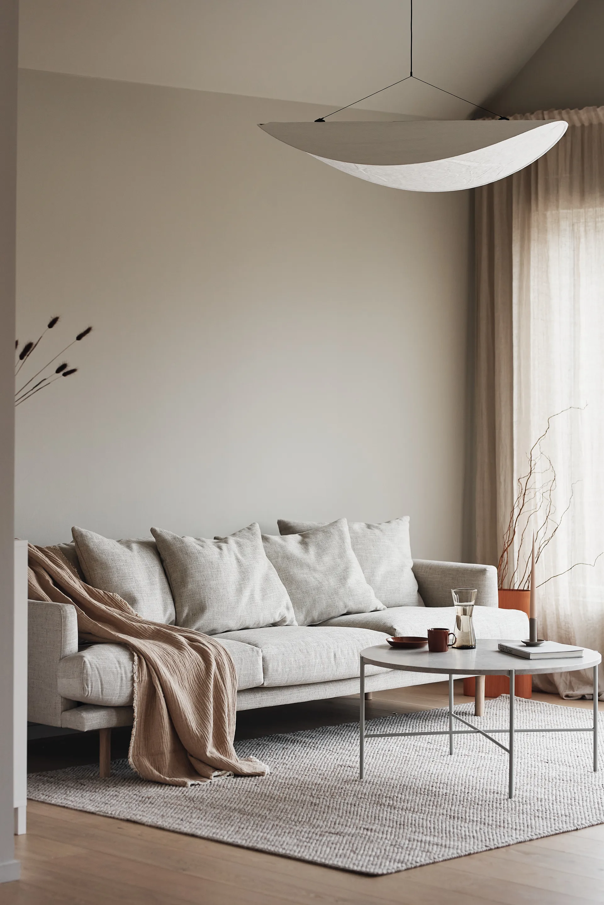 Sjövik καναπές, Bern Beige 0341– λευκώς λαδωμένη δρυς, 3,5-θέσιο 1898