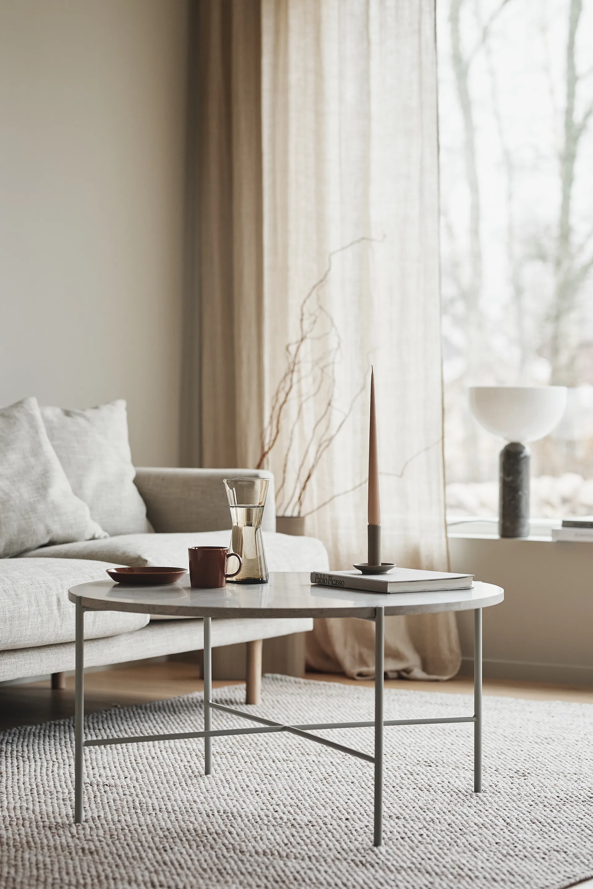 Sjövik καναπές, Bern Beige 0341– λευκώς λαδωμένη δρυς, 3,5-θέσιο 1898