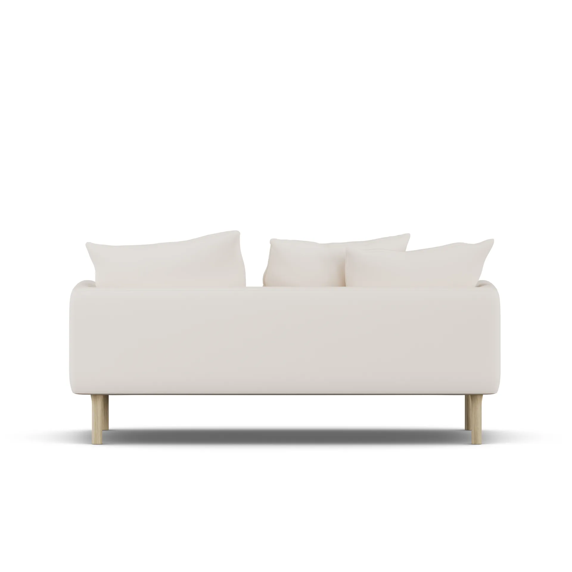 Sjövik καναπές, Caleido Beige 9600-Λευκή λαδωμένη δρυς, 2,5 θέσεων 1898
