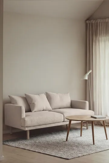Sjövik καναπές - Caleido Beige 9600-Λευκή λαδωμένη δρυς, 2,5 θέσεων - 1898