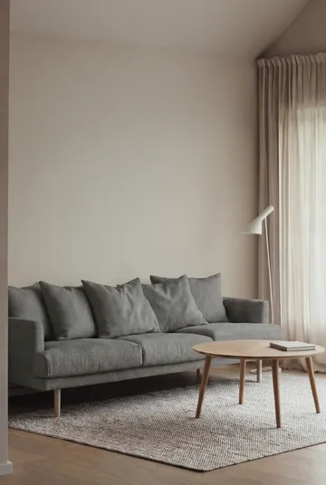 Sjövik καναπές - Caleido Grey 1240-Λευκή λαδωμένη δρυς, 3,5 θέσεων - 1898