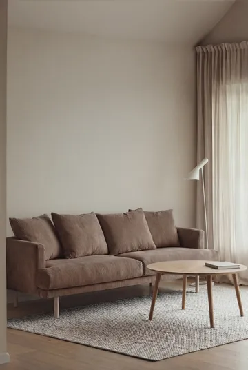 Sjövik καναπές - Jump Brown 1955-Λευκή λαδωμένη δρυς, 3 θέσεων - 1898