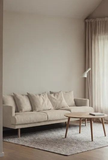 Sjövik καναπές - Same Beige 6670-Λευκή λαδωμένη δρυς, 3,5 θέσεων - 1898