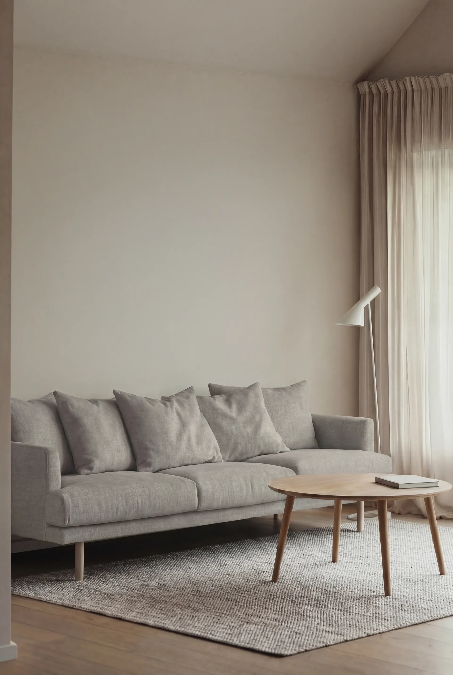 Sjövik καναπές, Same Grey 6673-Λευκή λαδωμένη δρυς, 3,5 θέσεων 1898