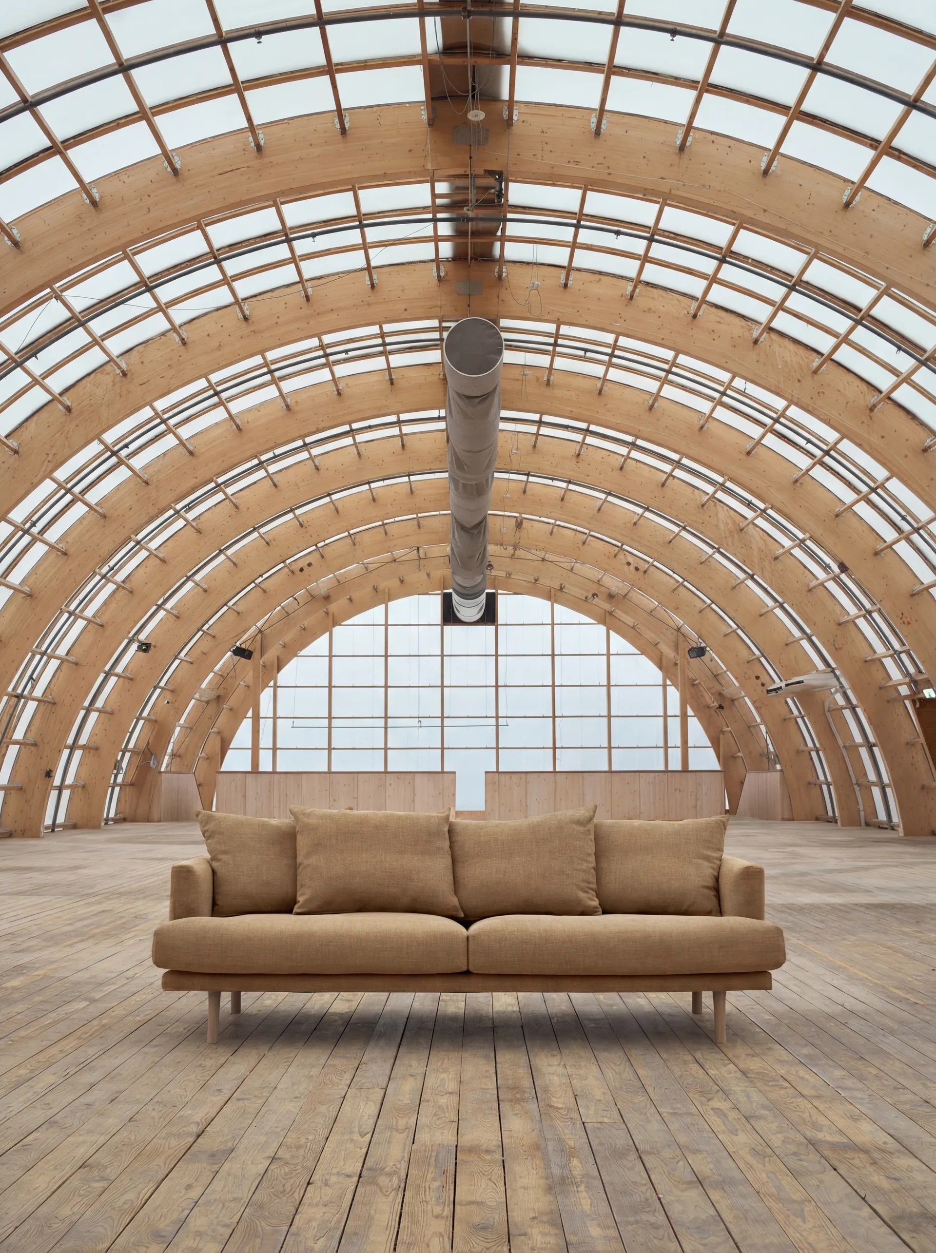 Sjövik καναπές, Same Ochre 6676-Λευκή λαδωμένη δρυς, 3 θέσεων 1898