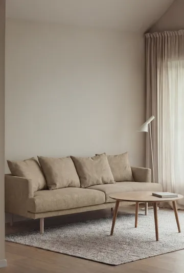 Sjövik καναπές - Same Sand 6672-Λευκή λαδωμένη δρυς, 3 θέσεων - 1898