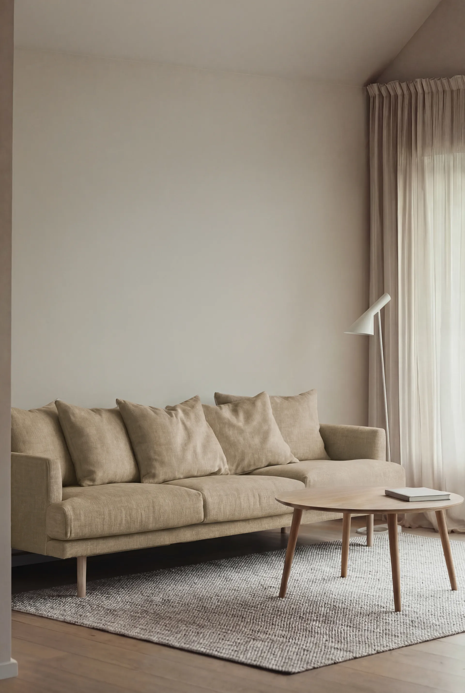 Sjövik καναπές, Same Sand 6672-Λευκή λαδωμένη δρυς, 3,5 θέσεων 1898