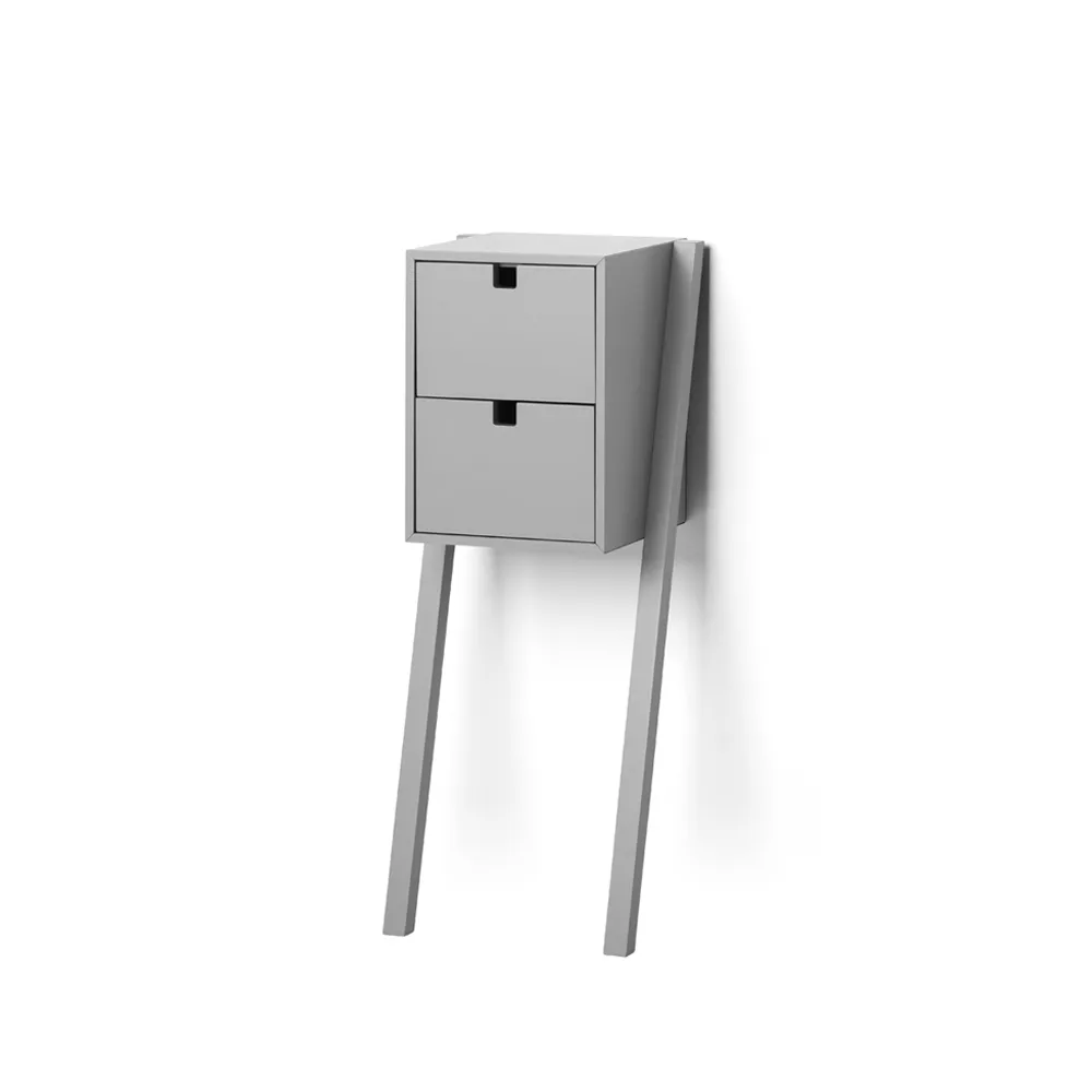 Square ράφι για υπνοδωμάτιο και χωλ, Γκρι 1898