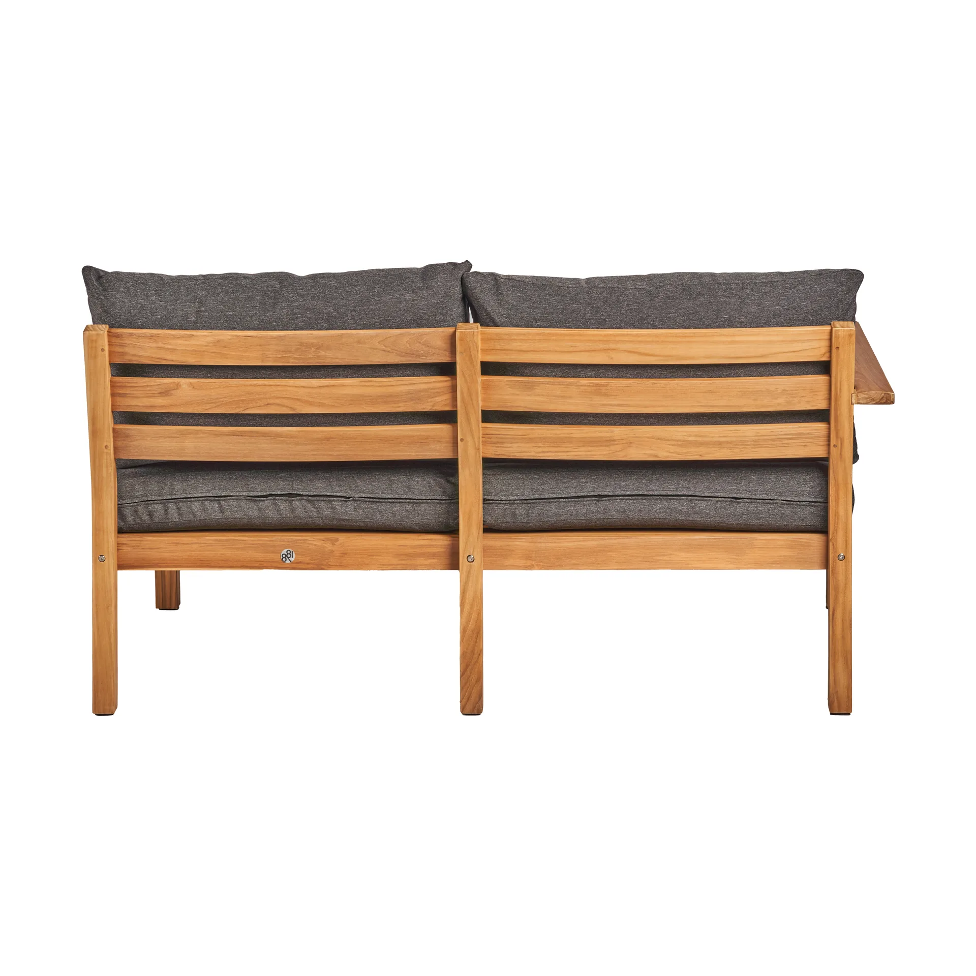 Μονάδα καναπέ Stockaryd 2-θέσεωνδεξιά teak/dark grey,  1898