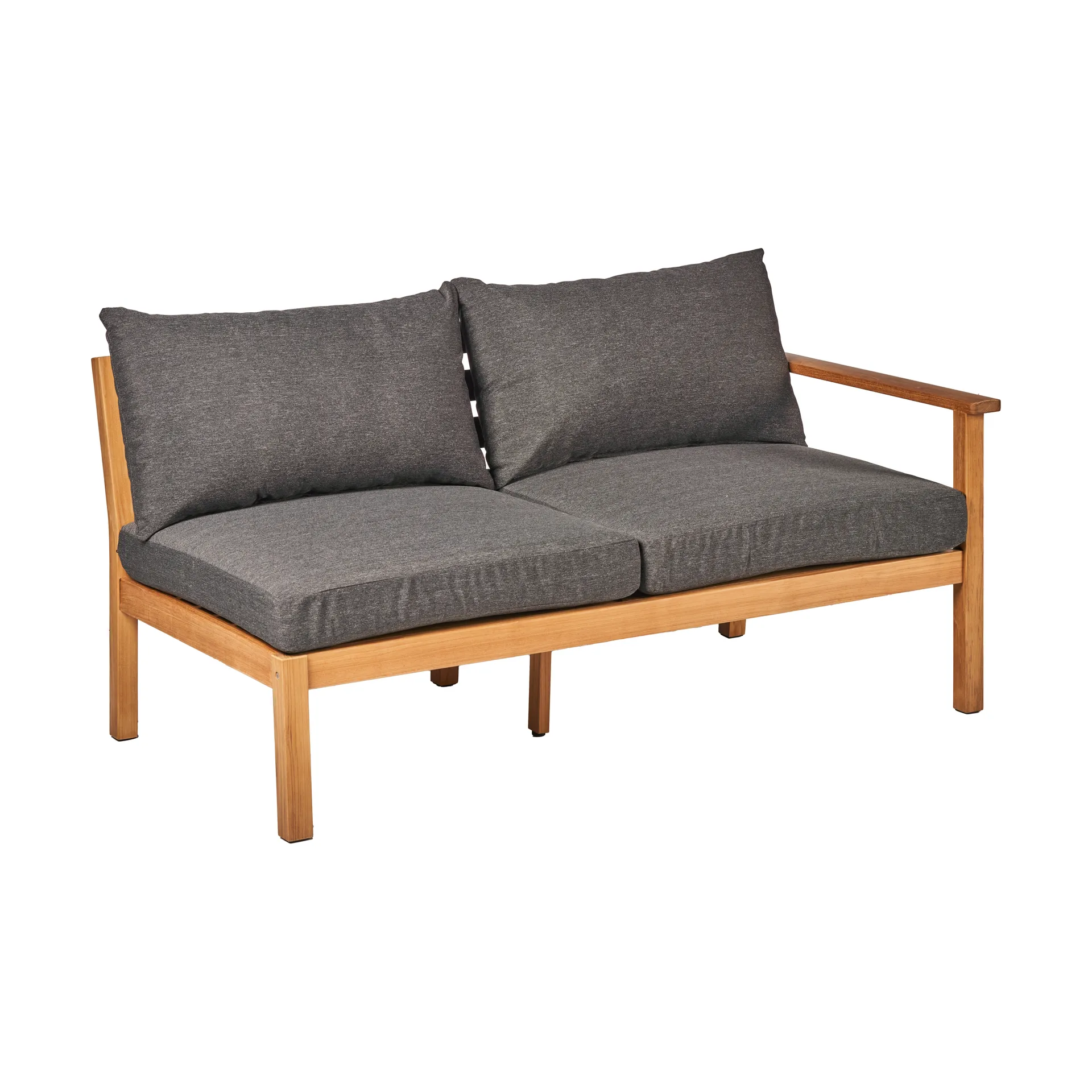 Μονάδα καναπέ Stockaryd 2-θέσεωναριστερά teak/dark grey,  1898