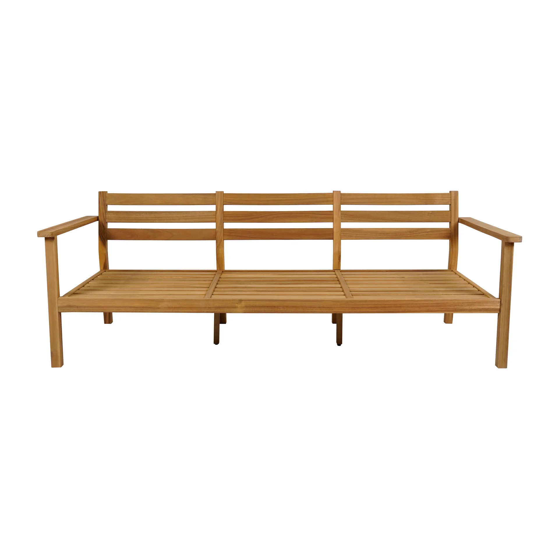 Καναπές Stockaryd 3-θέσιος teak/ανοιχτό γκρι,  1898
