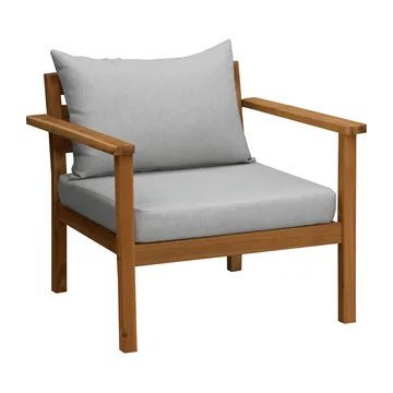 Stockaryd πολυθρόνα lounge teak/ανοιχτό γκρι - 1898