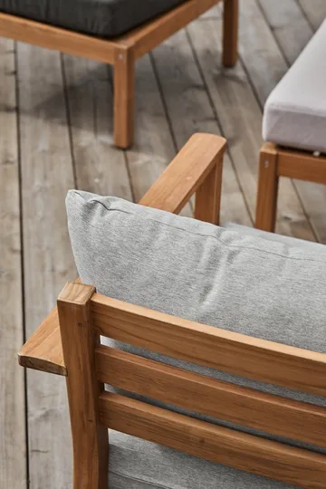 Stockaryd πολυθρόνα lounge teak/ανοιχτό γκρι - 1898