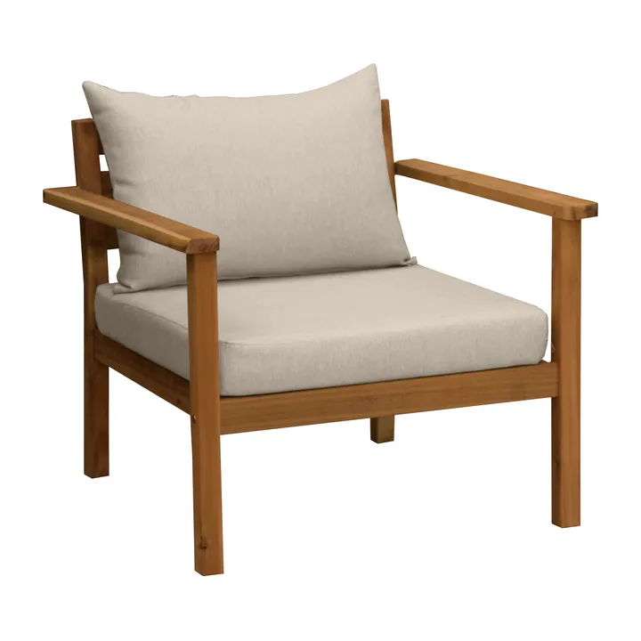 Stockaryd πολυθρόνα lounge teak / μπεζ - 1898