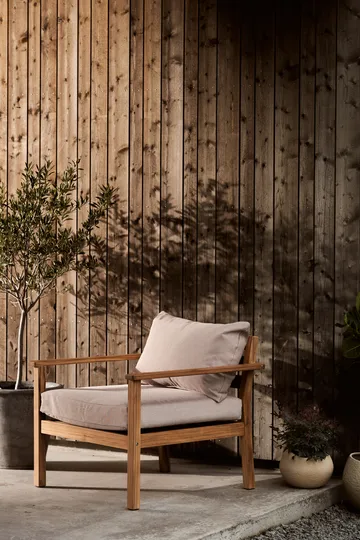 Stockaryd πολυθρόνα lounge teak / μπεζ - 1898