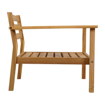 Stockaryd πολυθρόνα lounge teak/ανοιχτό γκρι - undefined - 1898