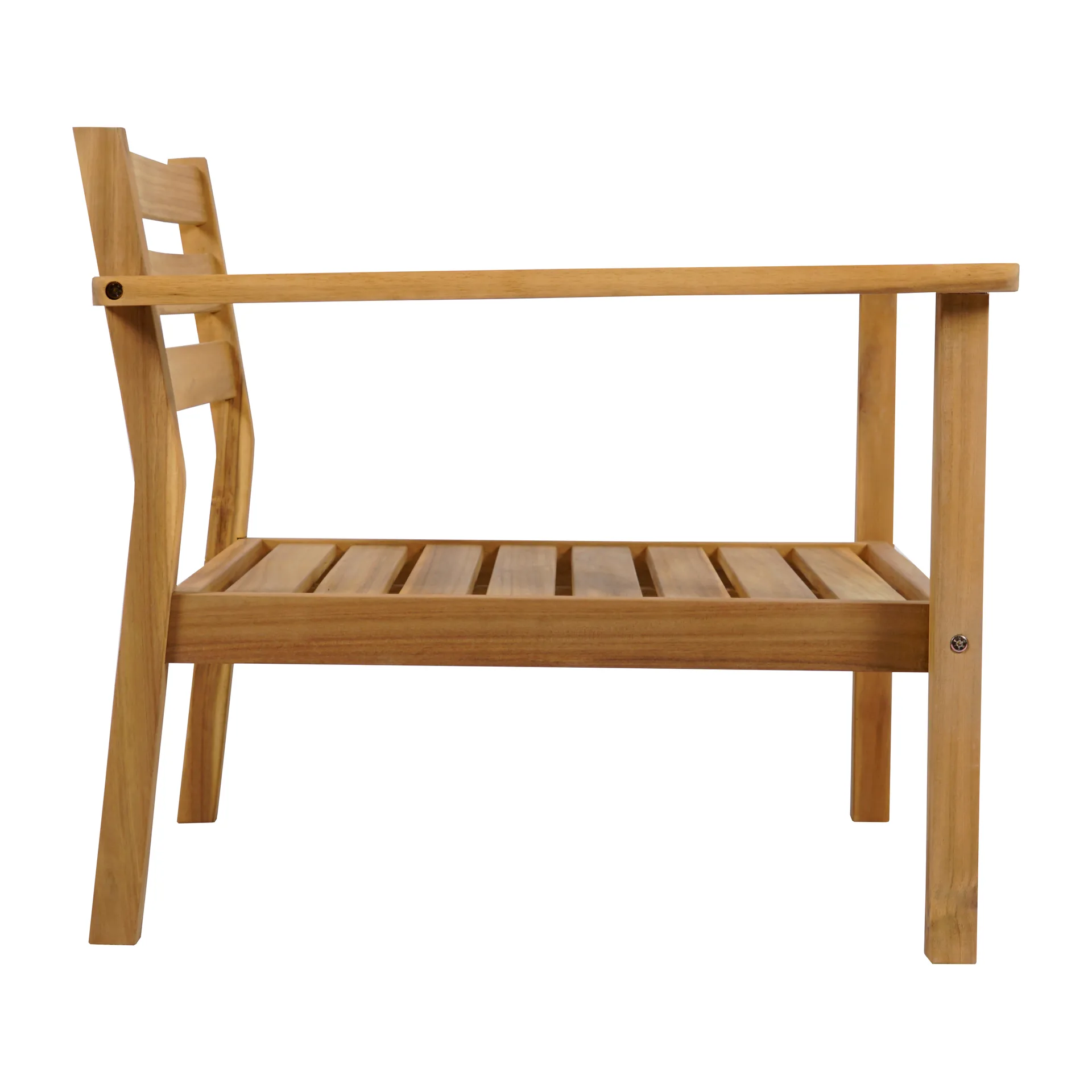 Stockaryd πολυθρόνα lounge teak/σκούρο γκρι 1898