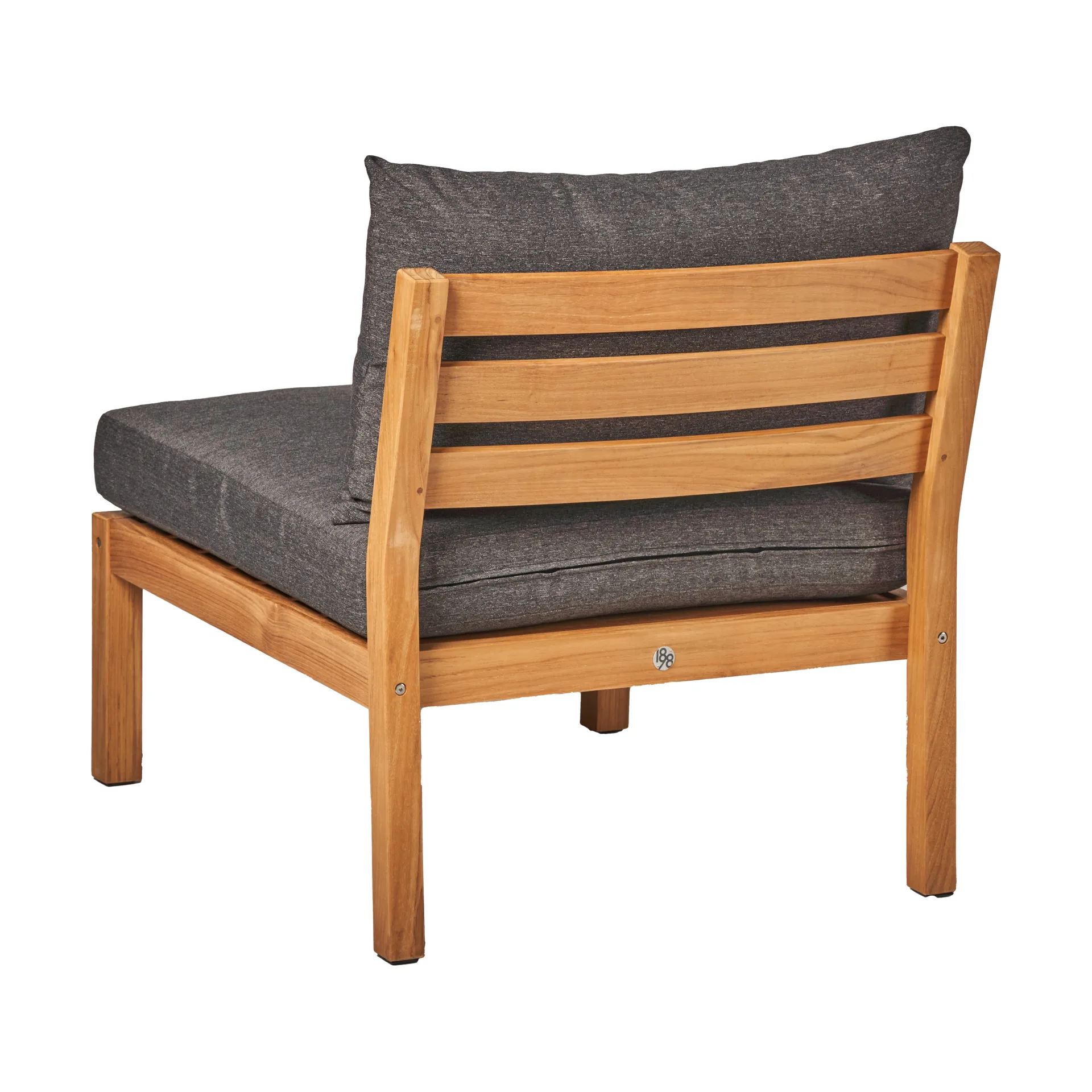 Μονάδα καναπέ Stockaryd μεσαίο τμήμα teak/dark grey,  1898