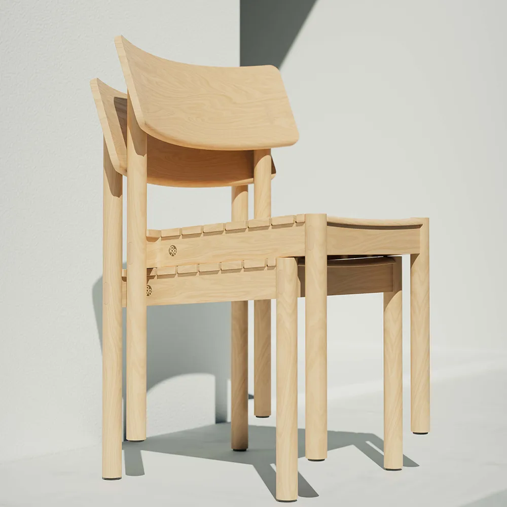 Strå καρέκλα, Teak 1898