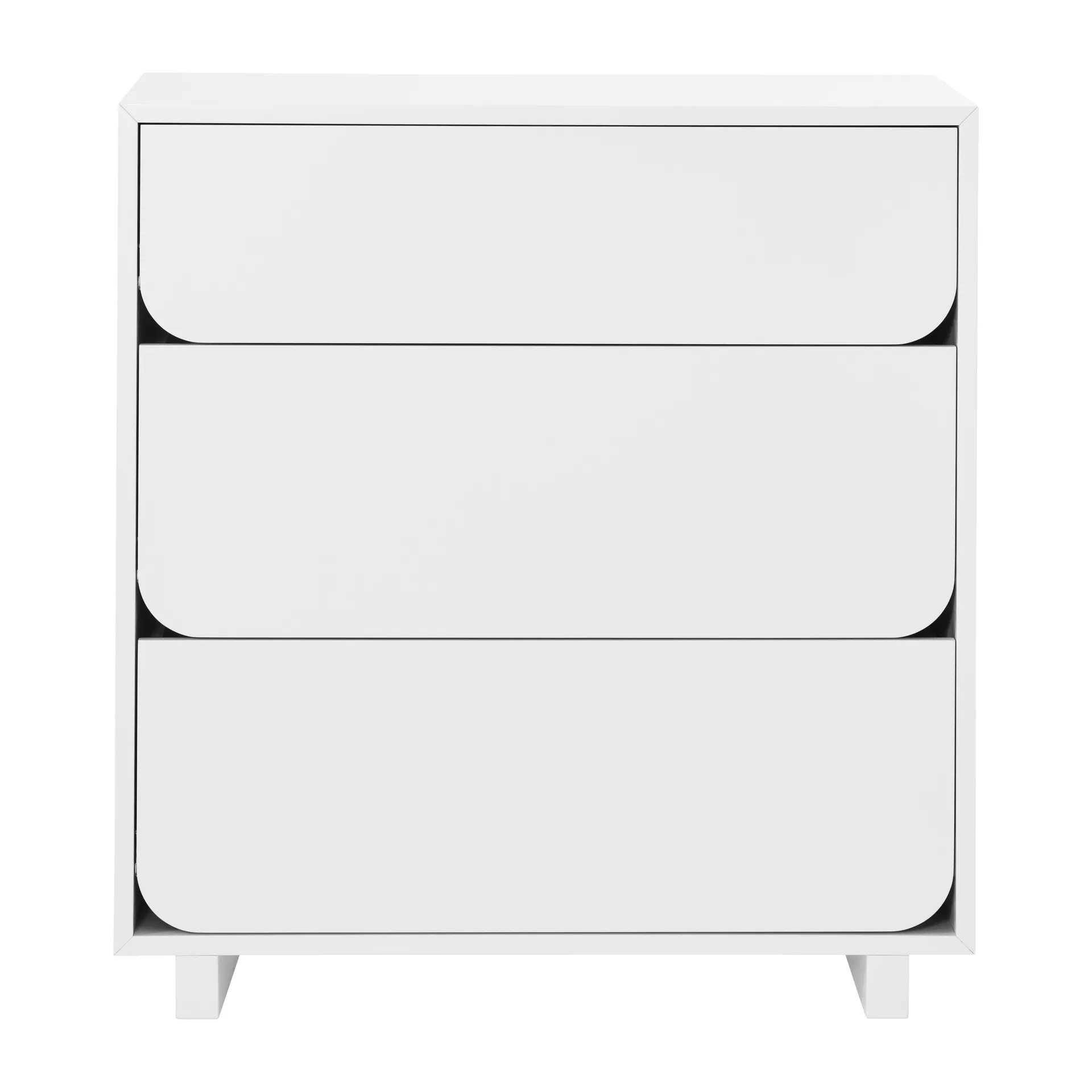 Vidja συρτάρια - χαμηλά 3 συρτάρια, Λευκό 1898