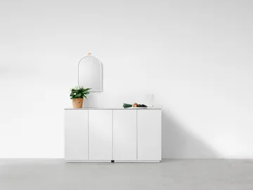 Echo επιτοίχιος καθρέφτης - Λευκό, 43x63 εκ. - A2