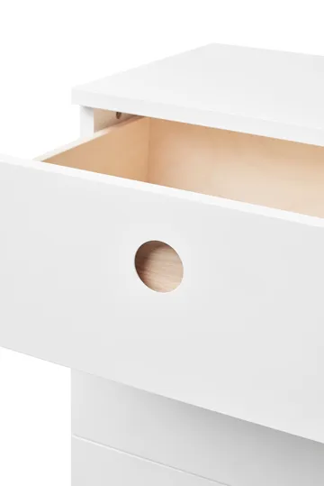 Keep high συρταριέρα - Λευκή-λαδωμένη δρυς, 95x98x40 εκ. - A2