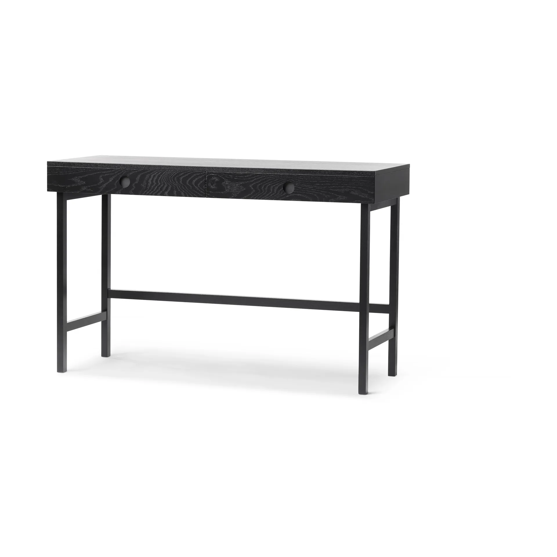 Mind γραφείο, Μαύρη βαμμένη δρυς, 118x74x44 εκ. A2