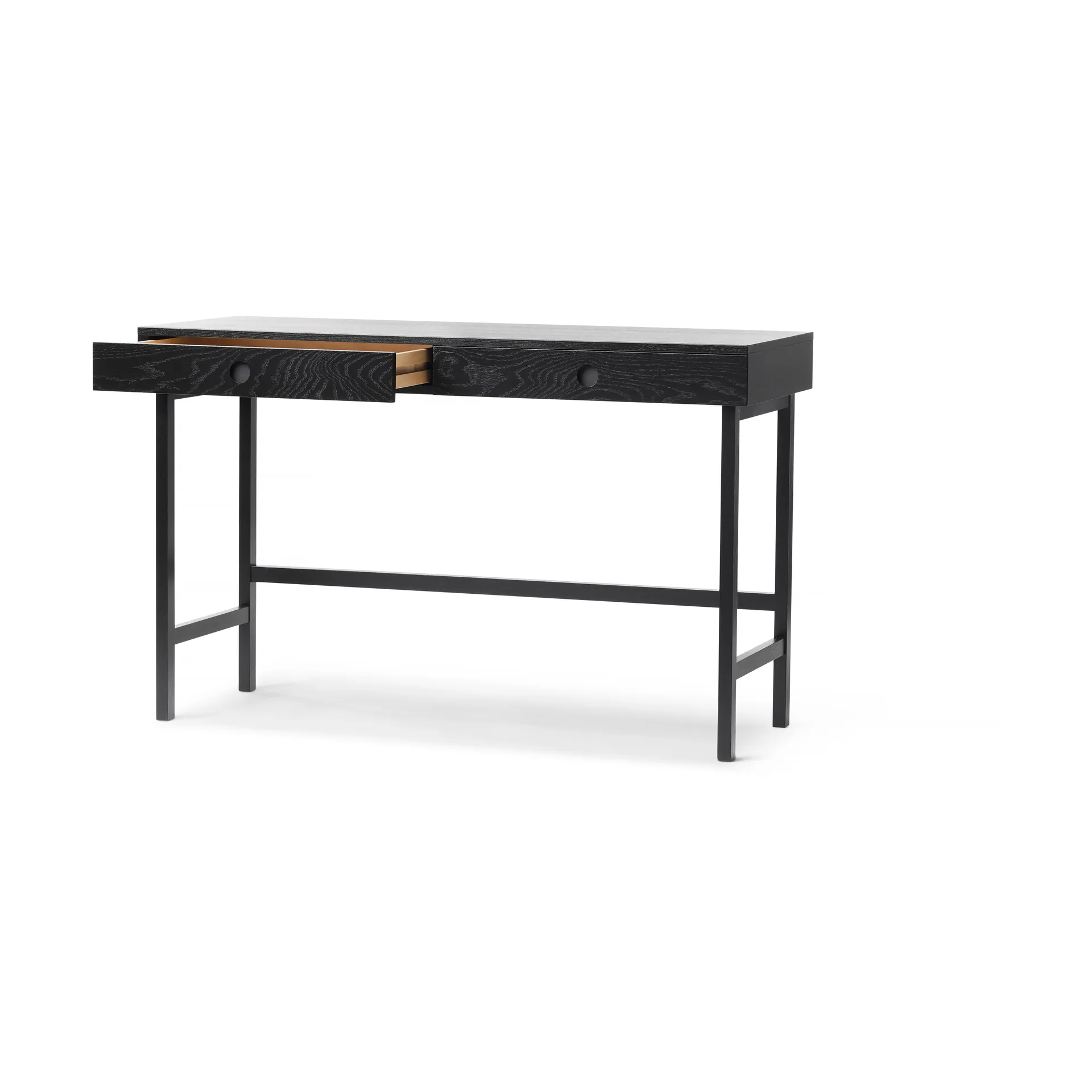 Mind γραφείο, Μαύρη βαμμένη δρυς, 118x74x44 εκ. A2