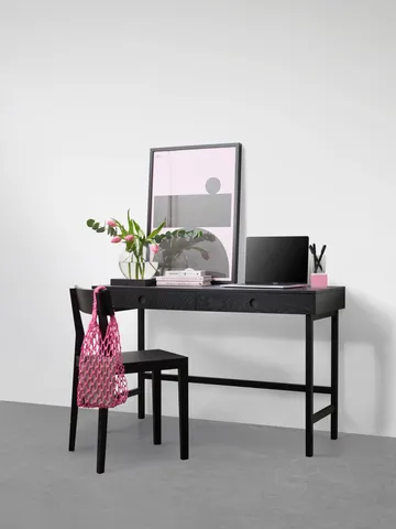 Mind γραφείο - Μαύρη βαμμένη δρυς, 118x74x44 εκ. - A2