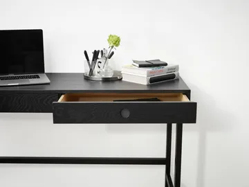 Mind γραφείο - Μαύρη βαμμένη δρυς, 118x74x44 εκ. - A2