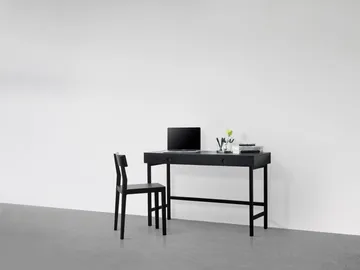 Mind γραφείο - Μαύρη βαμμένη δρυς, 118x74x44 εκ. - A2