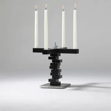 Περιστρεφόμενο κηροπήγιο - μαύρο - A2