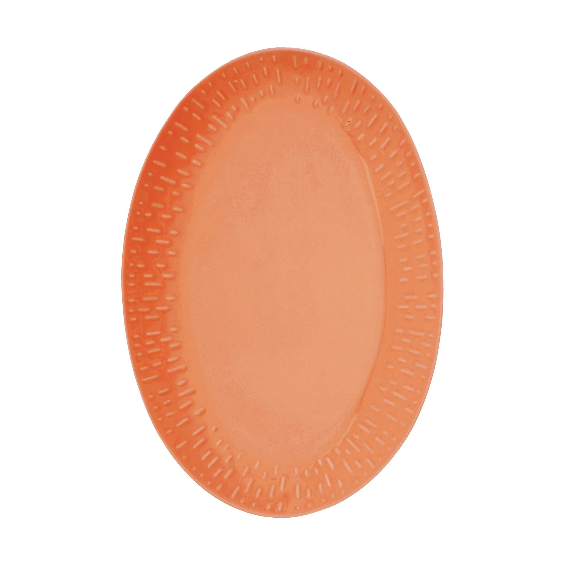Confetti οβάλ πιατέλα, Apricot, 25,5x36 cm Aida