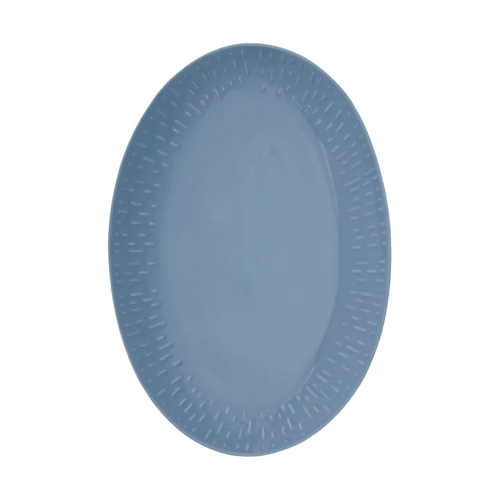 Confetti οβάλ πιατέλα - Blueberry, 25,5x36 cm - Aida