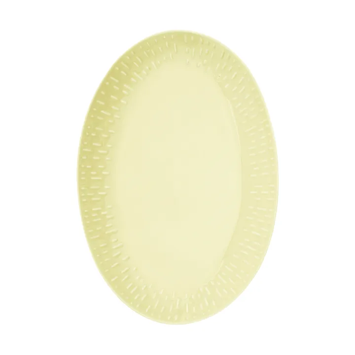 Confetti οβάλ πιατέλα - Lemon, 25,5x36 cm - Aida