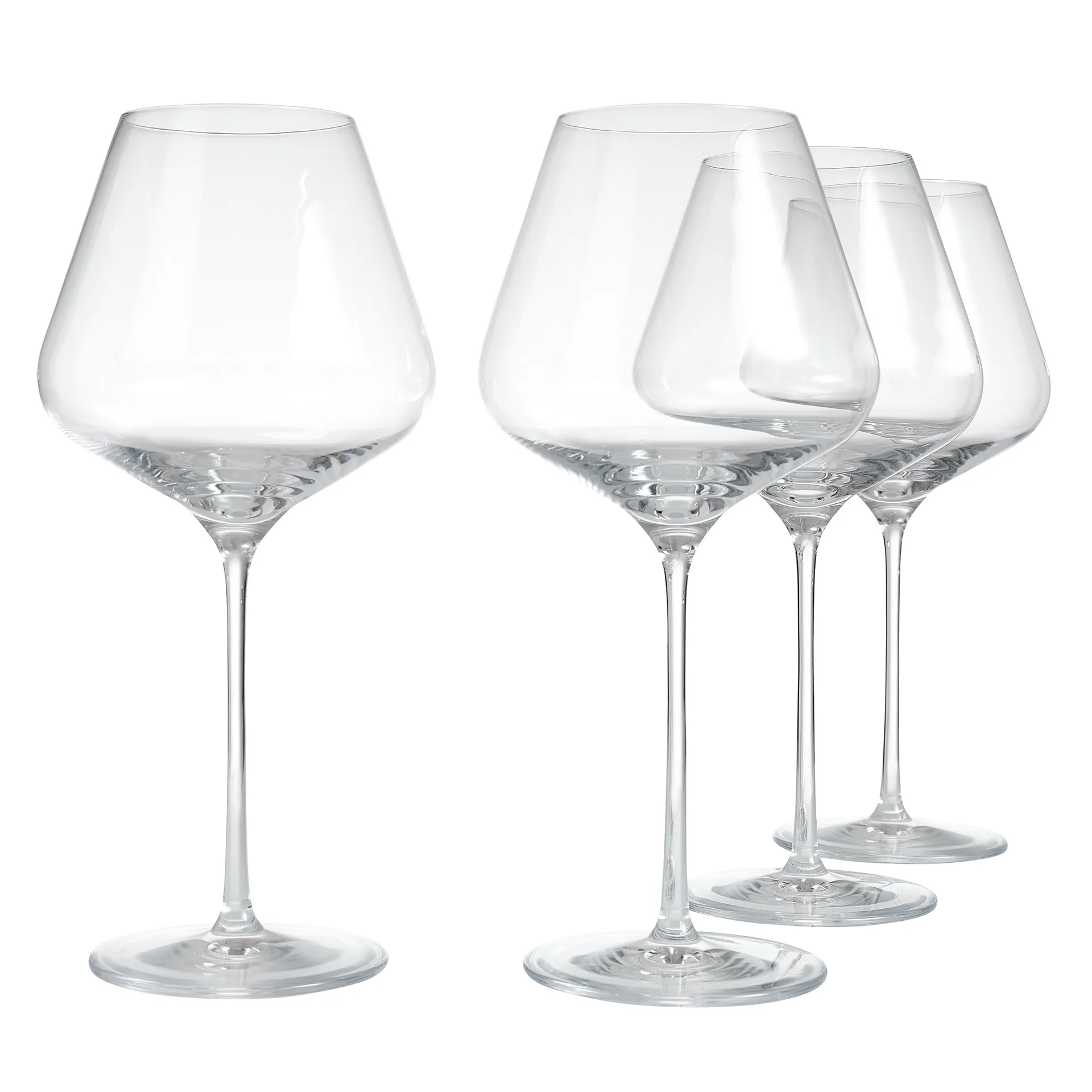 Connoisseur Extravagant ποτήρι για κόκκινο κρασί 71 cl Συσκευασία 4 τεμαχίων, Διαφανές Aida