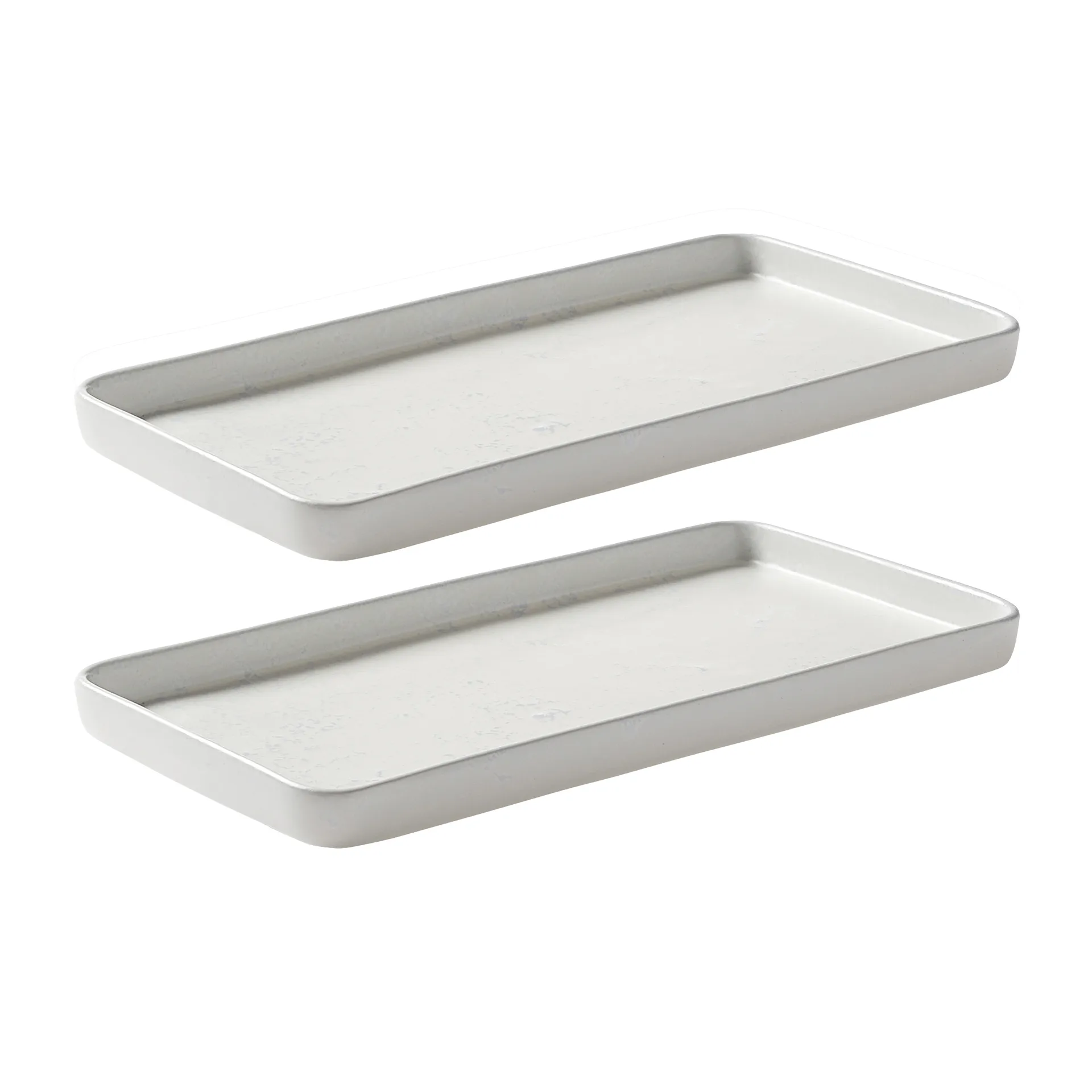 Raw πιατάκι 18x34 cm συσκευασία 2 τεμαχίων, Λευκό της Αρκτικής Aida