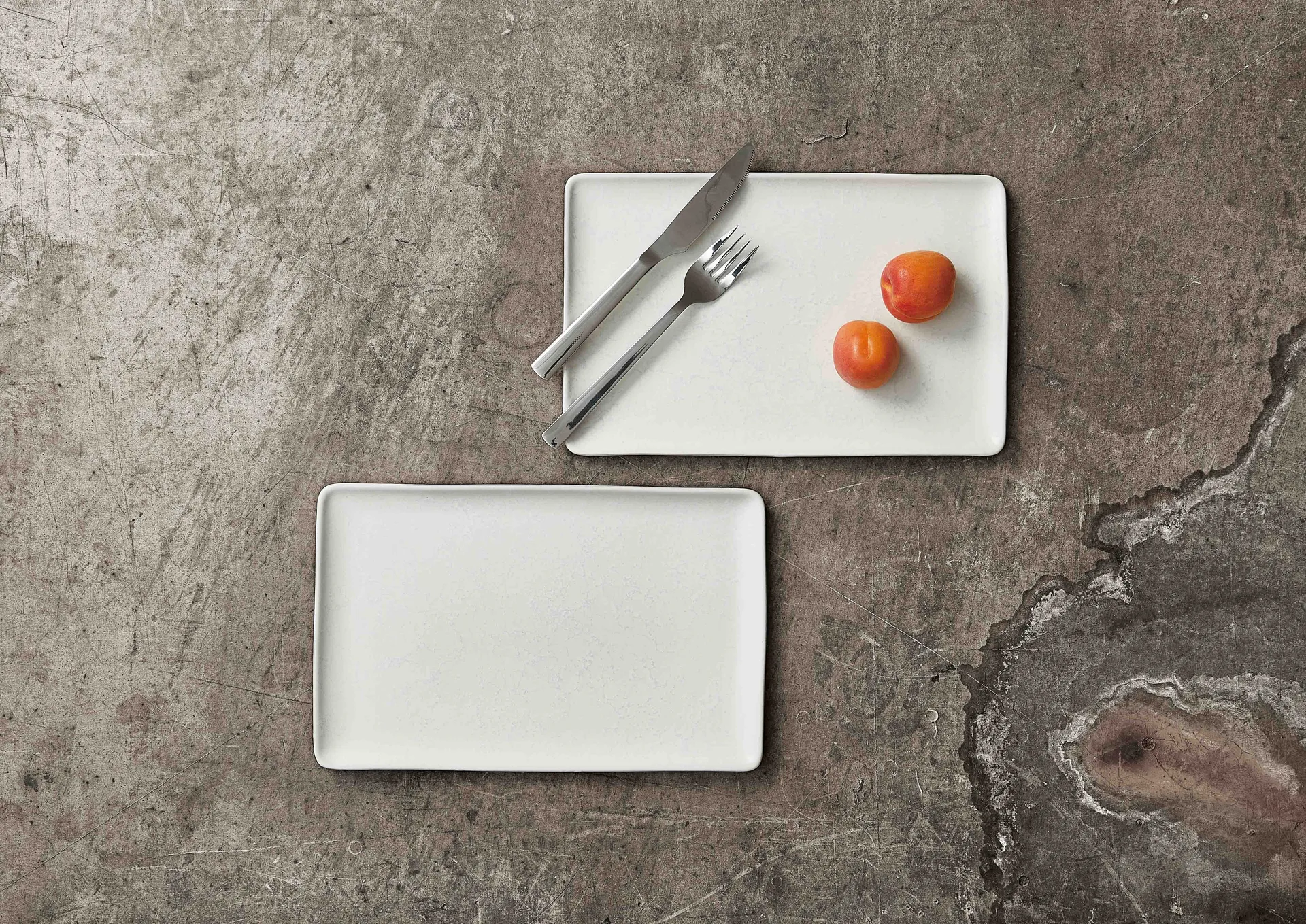 Raw πιάτο 31.5x20 cm, Λευκό της Αρκτικής Aida