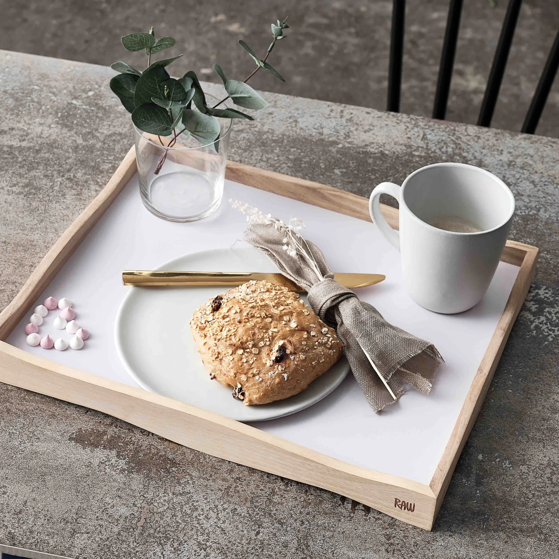 Raw κούπα με λαβή 35 cl, Λευκό της Αρκτικής Aida