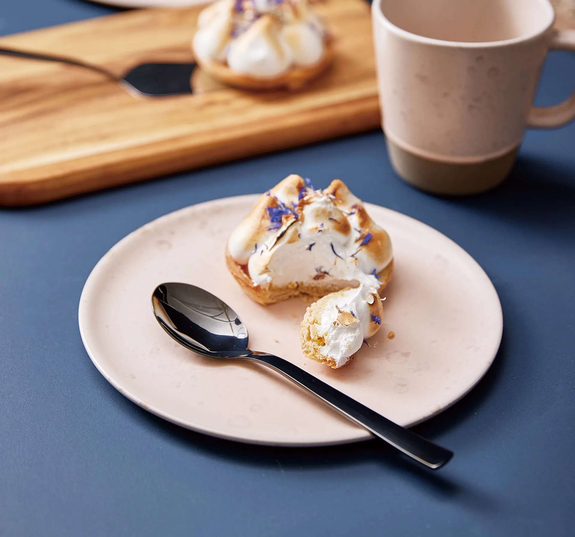 Raw κουτάλι για επιδόρπιο 4 τεμάχια, Μαύρο Aida