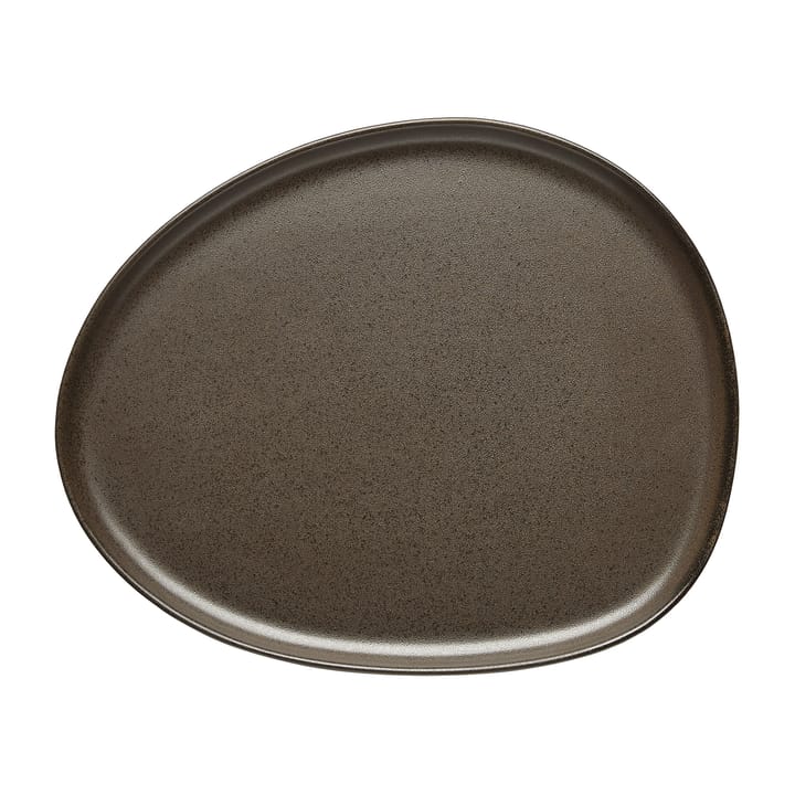 Raw Organic πιάτο 24x21 εκ - Metallic Brown - Aida
