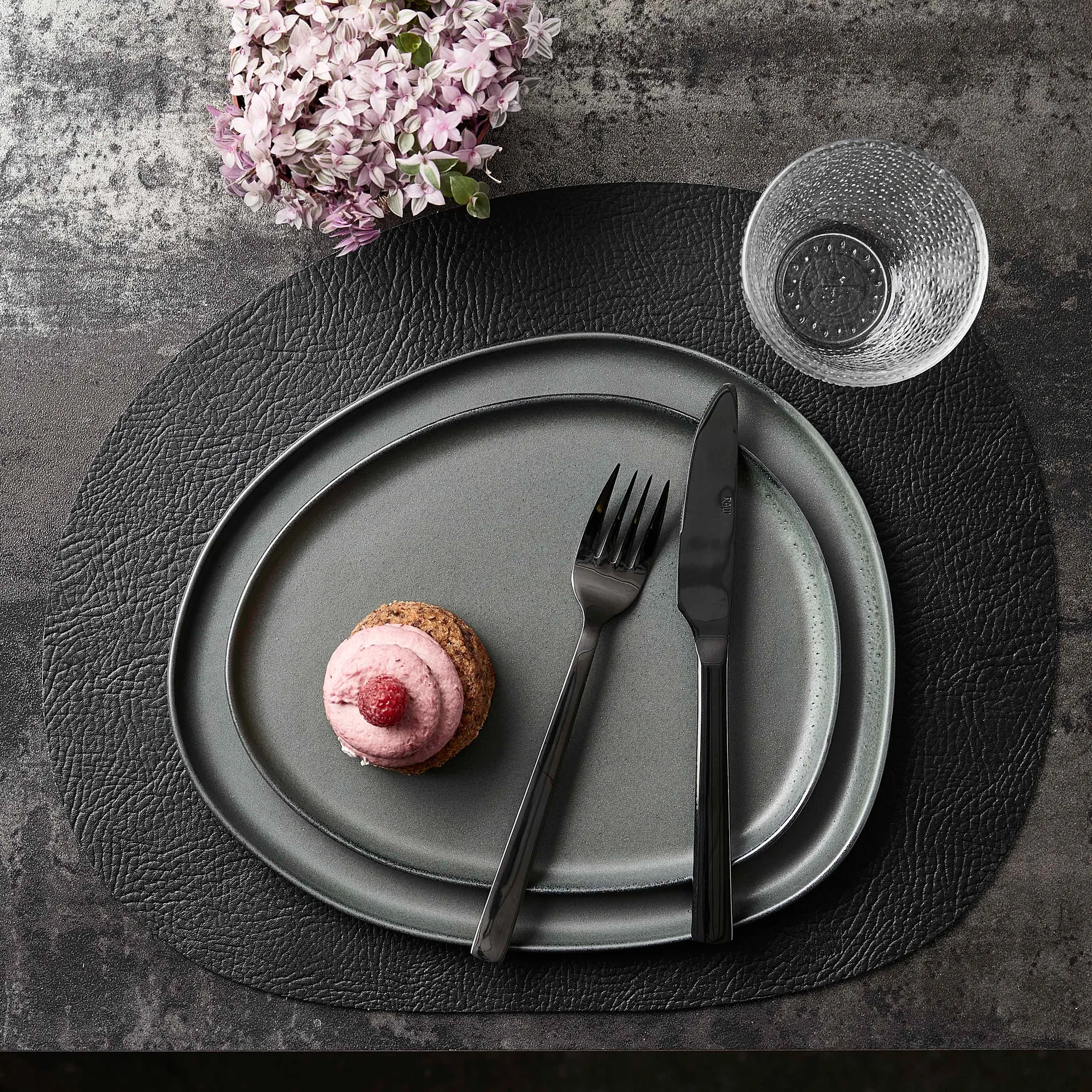 Raw Organic πιάτο 24x21 εκ, Northern Green Aida