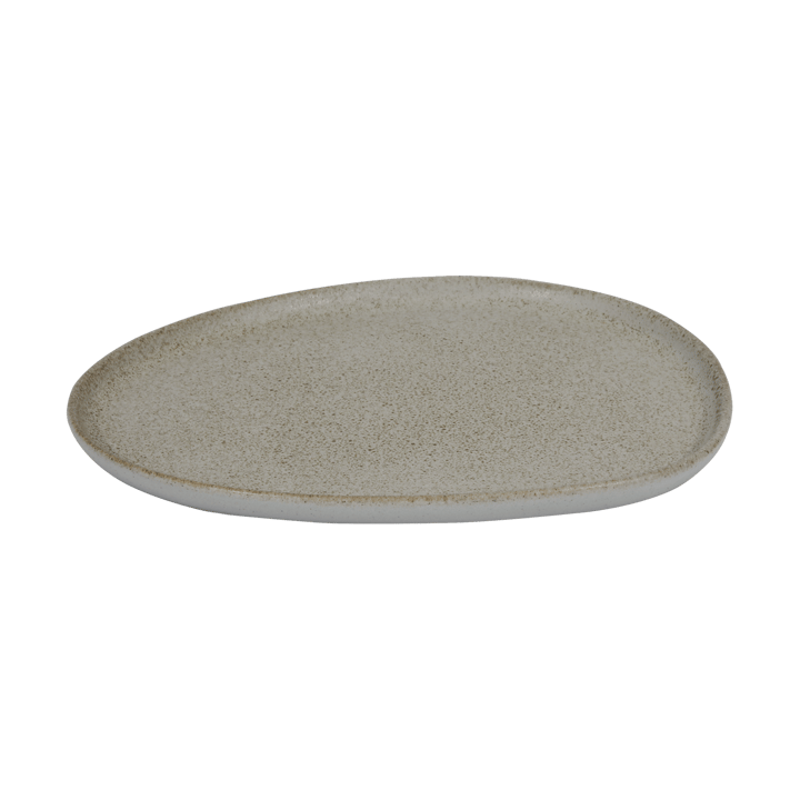 Raw Organic πιάτο 24x21 εκ, Sandy beige Aida